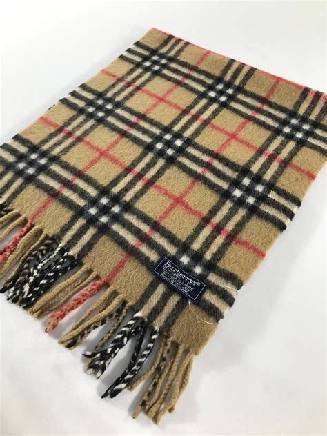 burberry vintage cashmere scarf|burberry scarf 50 cashmere wool.